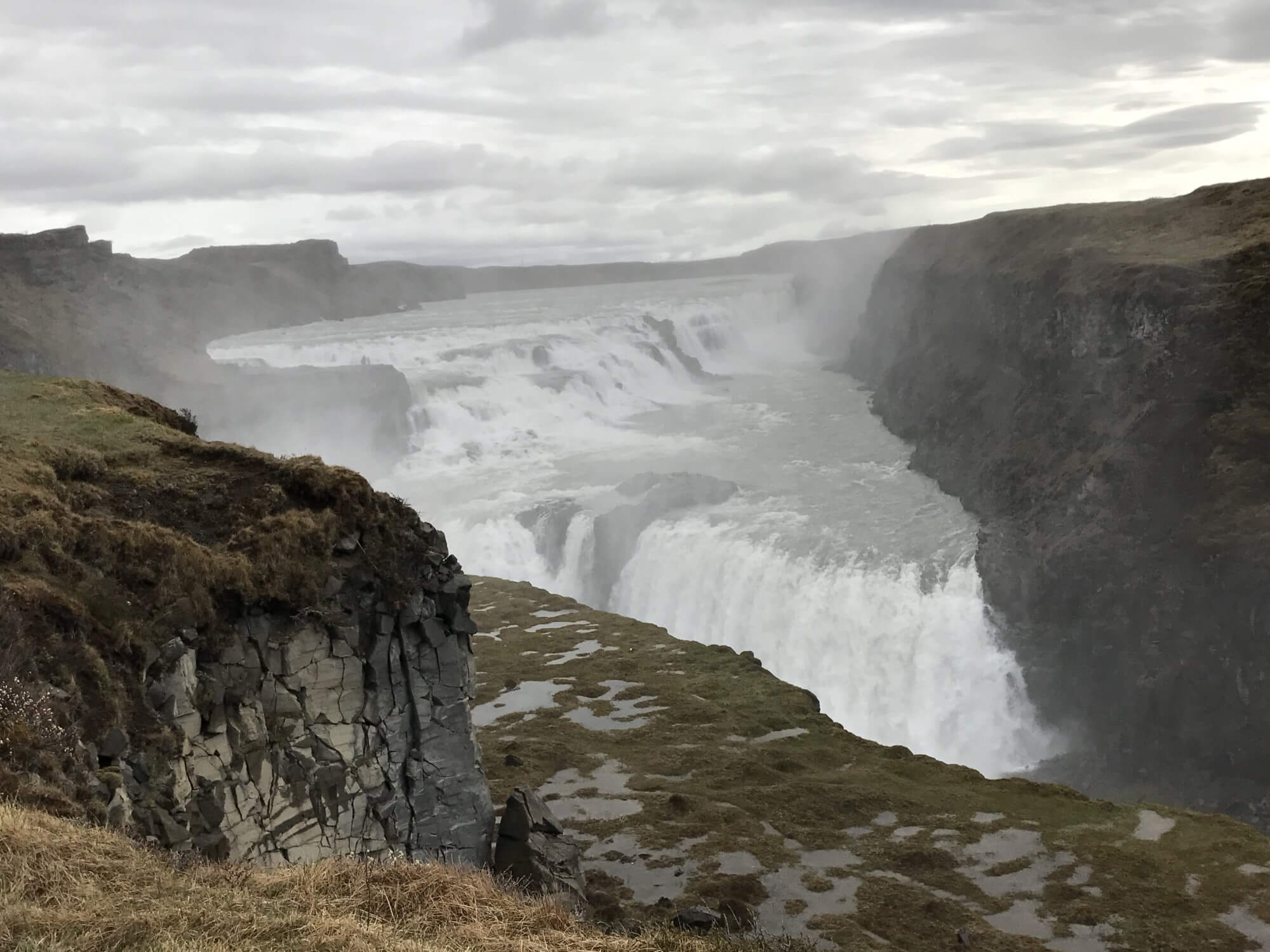 アイスランド レポート グトルフォスの滝
