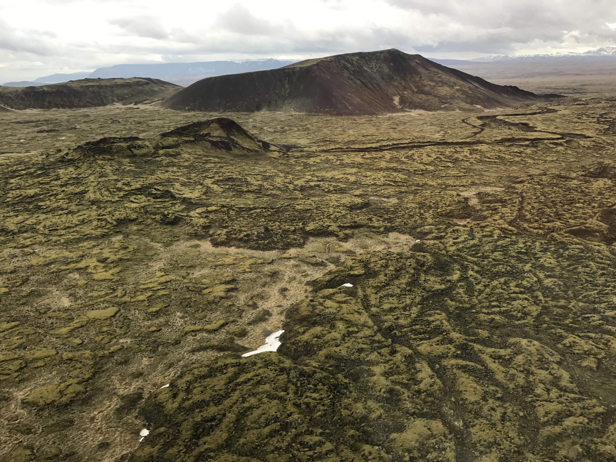 アイスランド レポート ヘリからの眺め