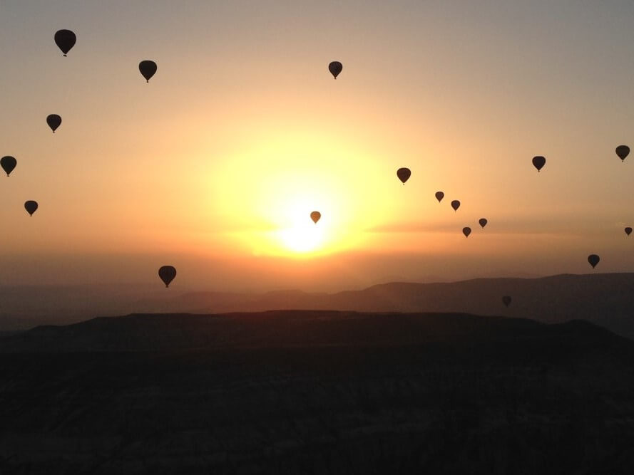 トルコ　気球体験