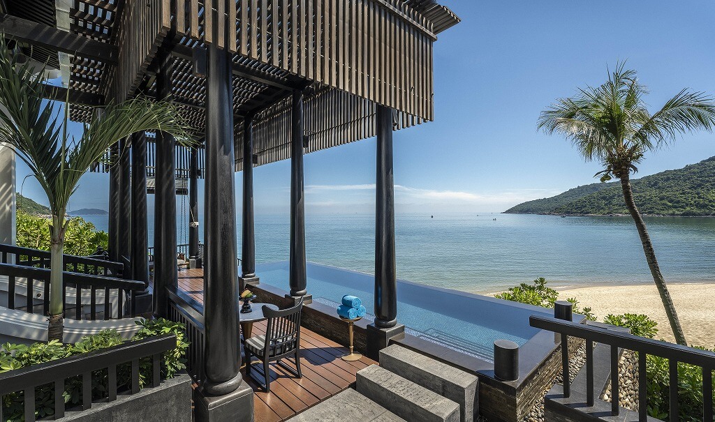 InterContinental Danang Resort All villas invite you into their private plunge pools
